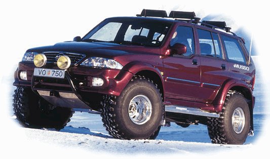 Ssangyong musso body kit discount
